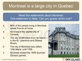 Reading - When You Come To Montreal - Off2Class ESL Lesson Plan