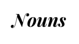 Worksheet for Identifying Nouns