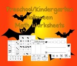 Preschool/Kindergarten Halloween Math Worksheets