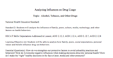 Analyzing Influences on Drug Usage