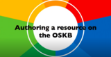 Authoring a resource on the OSKB