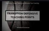Basketball Transition Defense 101