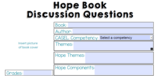 Hope Book Discussion Guides