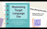 Practical Methods for Increasing Target Language Use in the Classroom
