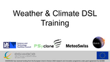 Weather & Climate DSL Training