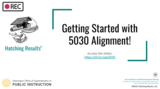 Webinar #1 Recording, Getting Started with SSB 5030 Alignment