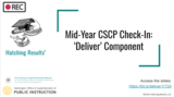 Webinar #9 Recording, Mid-Year CSCP Check-In