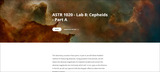 ASTR 1020 - Lab 8: Cepheids - Part A