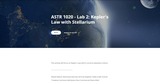 ASTR 1020 - Lab 2: Kepler's Law with Stellarium