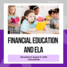 Financial Education and ELA, K-5