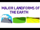 Major land forms of Earth