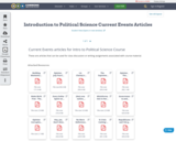 Introduction to Political Science Current Events Articles