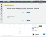 Lecture Slides of Statistics Using Technology Textbook