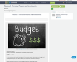 Finance 8 - Personal Finance and Investments