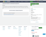 ION EXCHANGE CHROMATOGRAPHY