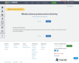 Media Literacy Interactive Activity