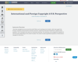 International and Foreign Copyright: A U.S. Perspective