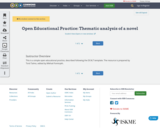 Open Educational Practice: Thematic analysis of a novel