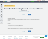 Lesson Two: Understanding Copyright, Licensing and Creative Commons