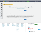 POL 13: Introduction to American Foreign Policy