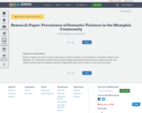 Research Paper: Prevalence of Domestic Violence in the Memphis Community