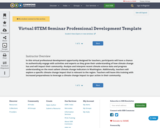 Virtual STEM Seminar Professional Development Template