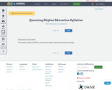 Queering Higher Education Syllabus