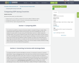 Principles of Macroeconomics 2e, The Macroeconomic Perspective, Comparing GDP among Countries