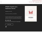 SPN215: Español para hablantes nativos