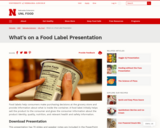 What's on a Food Label Presentation