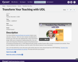 Transform Your Teaching with UDL