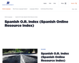 Spanish O.R. Index (Spanish Online Resource Index)