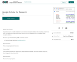 Google Scholar for Research