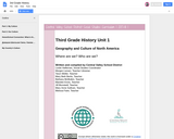 3rd Grade History Unit: Geography & Cultures of North America