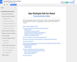 Open Washington Hub User Manual