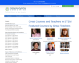 Great Courses and Teachers in STEM