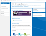 Course: Unit 46: Google Classroom