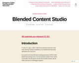 Blended Content Studio – Emergency Online Teaching at WSU Vancouver