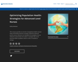 Optimizing Population Health: Strategies for Advanced Level Nurses