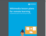 Wikimedia lesson plans for remote learning