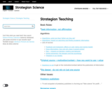 Strategian Teaching