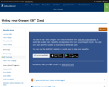 Using your Oregon EBT Card : Benefits : State of Oregon