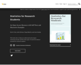 Statistics for Research Students – UniSQ Open Textbooks