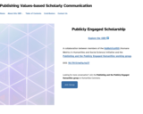 Publishing Values-based Scholarly Communication