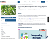 Comparing Biofuels (Renewable Energy Algebra #4)