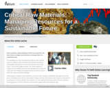MOOC: Critical Raw Materials: Managing Resources for a Sustainable Future