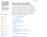 Open Source Spatial Programming & Remote Sensing — Python Open Source Spatial Programming & Remote Sensing