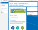 Course: Unit 34: Teacher Professional Learning