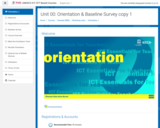 ICT Essentials for Teachers: Orientation & Baseline Survey