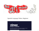 Spanish Language Videos- Beginner – The Art Monk